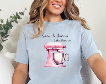 Camisa de panadero personalizada, camisas de panadería, regalo para panadero, camisa para hornear, camiseta amante de la repostería, regalos de panadero, camiseta de mujer, camisa de panadero, regalo de mamá
