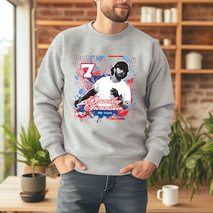 Buy Women's Long Sleeve T-Shirt with Dansby Swanson Print #1228731 at