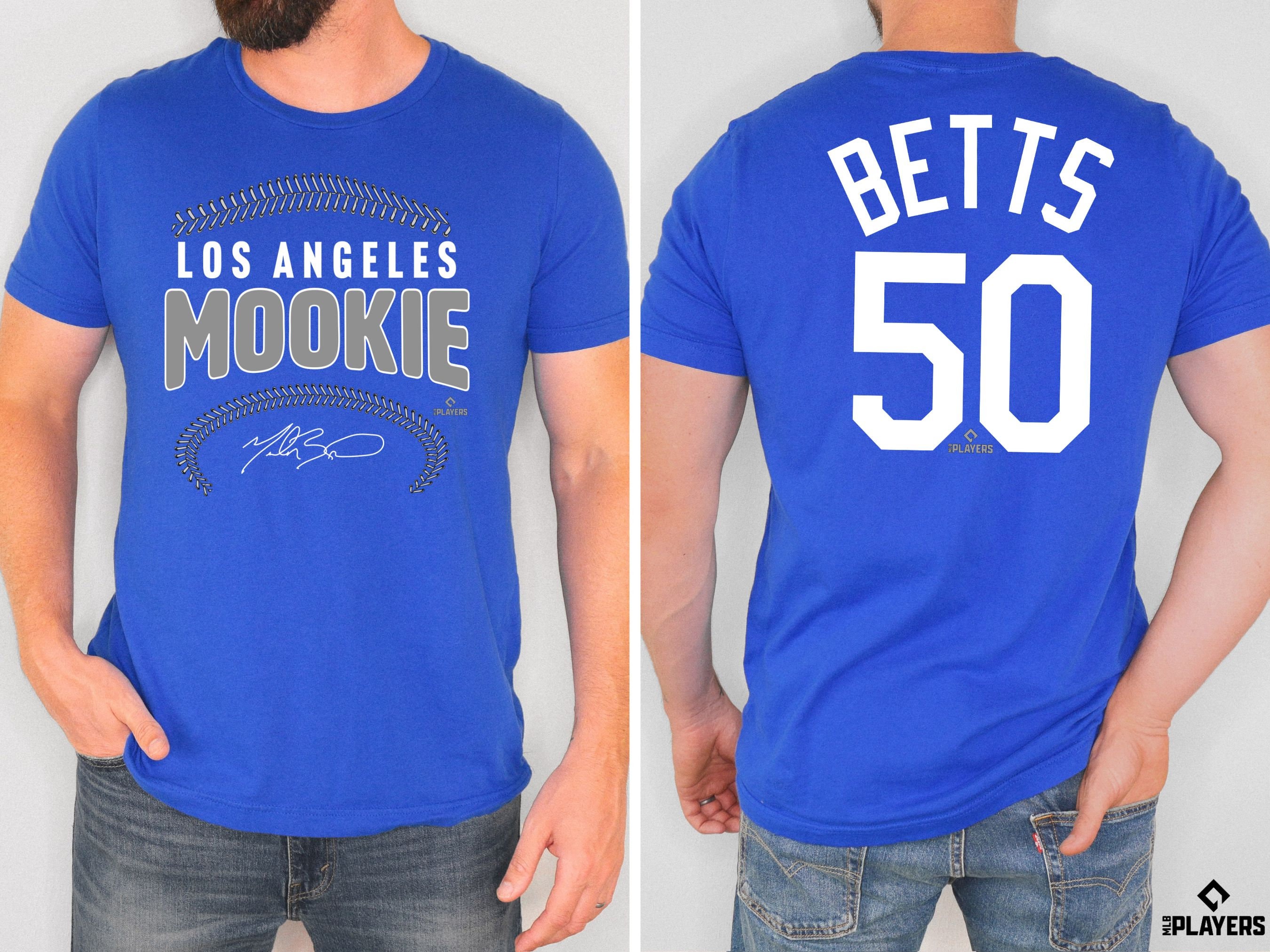 Mookie Betts Jersey Art Los Angeles Dodgers - Graphic Tees, Custom T-shirt  Shop