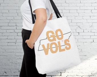 Tennessee Vols Tote Bag, University of Tennessee Vols Tote, Totebag, Oversize Tote Bag, Work Tote Bag, Canvas Tote Bag, UT Vols, Knoxville