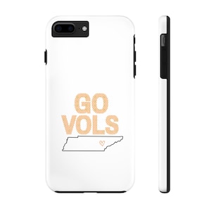 Tennessee Vols Phone Case, University of Tennessee iPhone Case, Tennessee iPhone Case, Tennessee Gifts, TN Vols Phone Case, Go VOLS