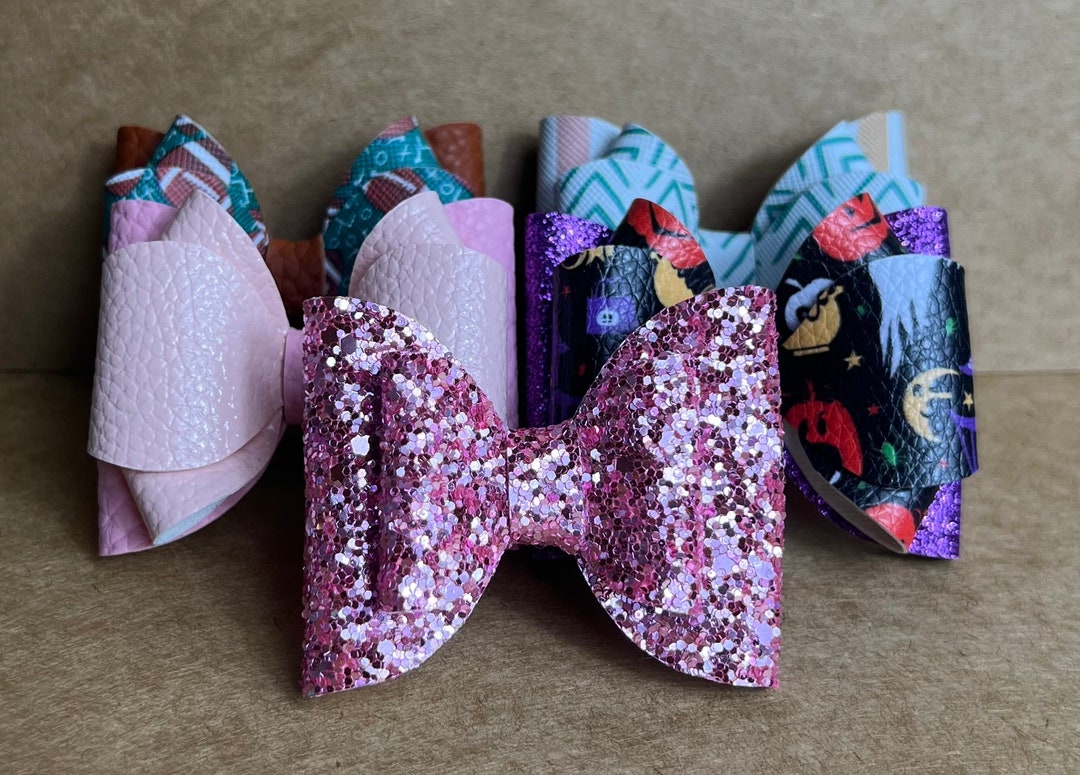 5 Count Mystery Bow Package Little Girl Bows Baby Bows Etsy