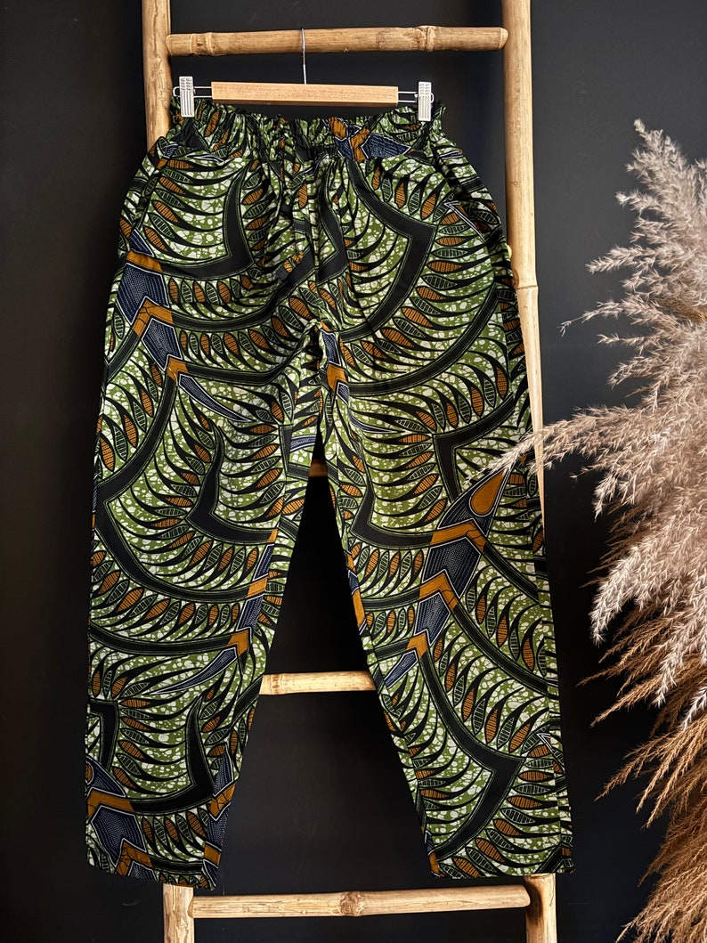 Pantalons en tissu wax image 9