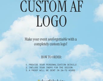 Custom Logo Design for Your Event