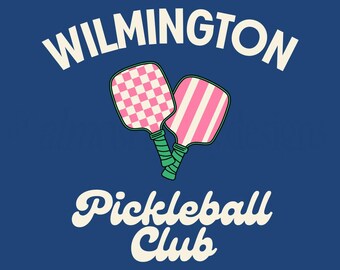 Pickleball Social Club Custom Logo, Custom Bachelorette Logo, Bachelorette SVG Logo, Pickleball Logo, Social Club Logo, Bold Custom Logo