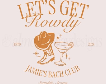Custom Western Bachelorette Logo, Girls Club Logo, Bachelorette SVG Logo, Custom Logo, Last Rodeo, Western Theme Bach, Texas Girls Trip Logo