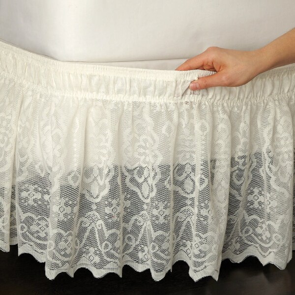 Lace Bed Skirt Etsy