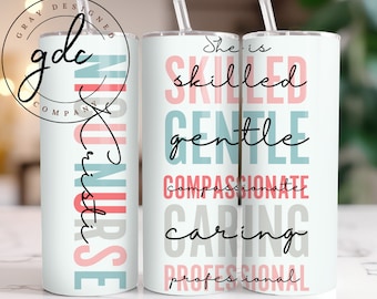 NICU Nurse Tumbler Sublimation Design (Digital Download)