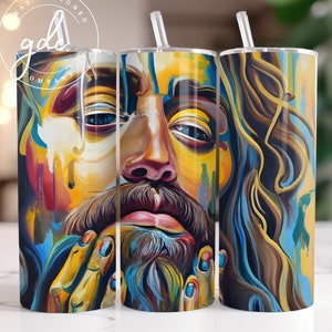 Christian 20 oz Skinny Tumbler Sublimation Design Digital Download PNG Instant DIGITAL ONLY, I can do all things through Christ Tumbler