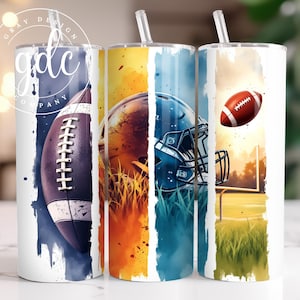Football Mom 20 oz Skinny Tumbler Sublimation Design Digital Download PNG Instant DIGITAL ONLY, Tumbler Wrap Football Dad Football Gift