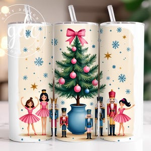 Emballage de gobelet Casse-Noisette de Noël : PNG sublimation (téléchargement numérique)