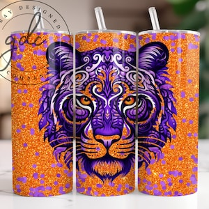 Tiger 20 oz Skinny Tumbler Wrap Designs Sublimation Design Digital Download PNG Instant DIGITAL only, Tiger Tumbler Wrap