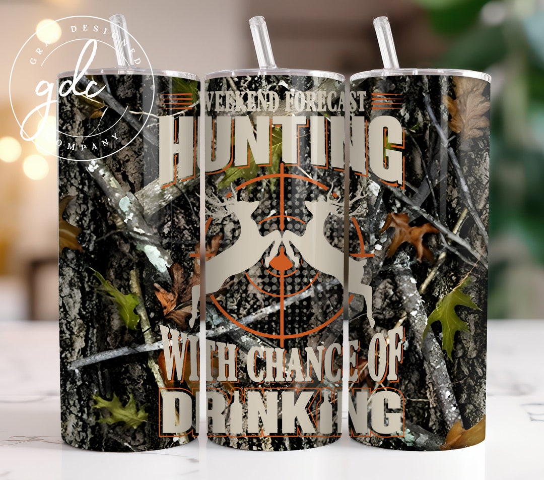 Hunting 20 Oz Skinny Tumbler Sublimation Design Digital Download PNG ...