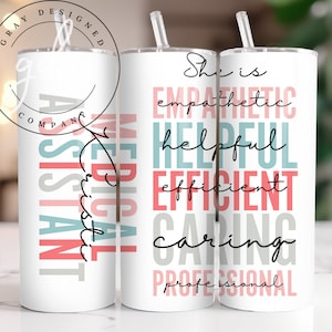 Sublimatieontwerp medisch assistent-beker (digitale download)