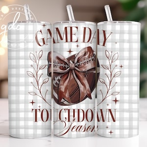 Football Tumbler Wrap 20 oz Skinny Tumbler Wrap Design Sublimation Design Digital Download PNG Instant DIGITAL Football Tumbler Team Tumbler