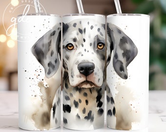 Dalmatian Tumbler Wrap: Dog Lovers Sublimation Design (Digital Download)