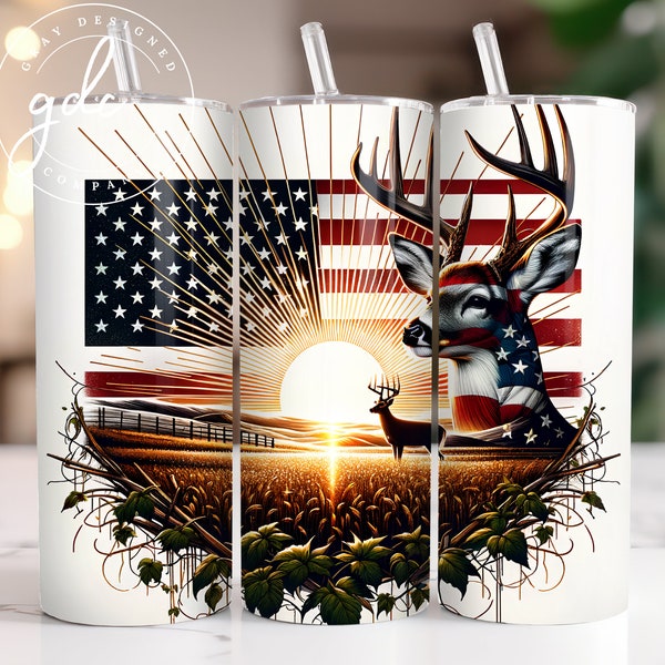 Deer 20 oz Skinny Tumbler Sublimation Design Digital Download PNG Instant DIGITAL ONLY, Buck  Tumbler, Whitetail Tumble