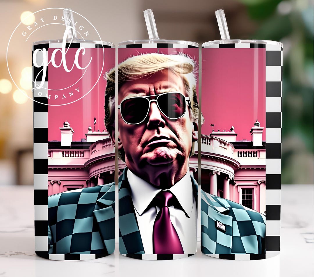 Trump Wraps Trump 20oz Skinny Tumbler Wrap: Election 2024, MAGA (PNG Digital Print ...