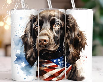 Boykin Spaniel Tumbler Design: Entenjagd Hund (Digitaler Download)