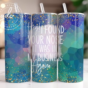 Funny Quote Tumbler Wrap PNG Cuss R18 Sweary Bitch Seamless Sublimation Designs Downloads - Skinny 20oz