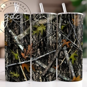 Camo Tumbler Wrap: 20 oz Skinny Sublimation Design (Digital Download)