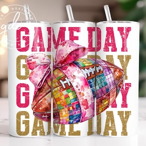 Football Tumbler Wrap 20 oz Skinny Tumbler Wrap Design Sublimation Design Digital Download PNG Instant DIGITAL Football Tumbler Team Tumbler