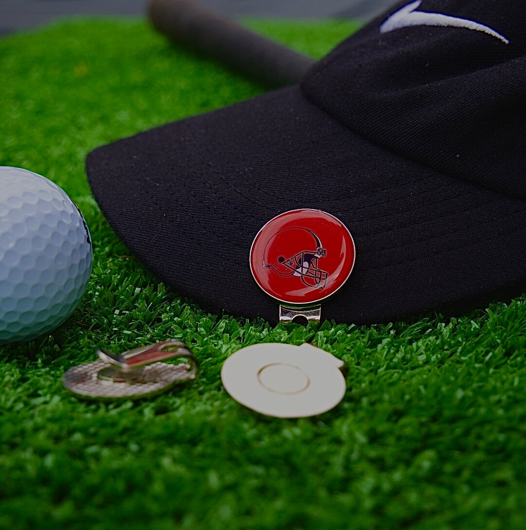 Cleveland Browns Golf Ball Marker With Hat Clip Etsy