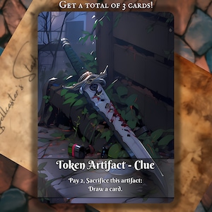 CLUE MTG TOKEN x3 , Anime