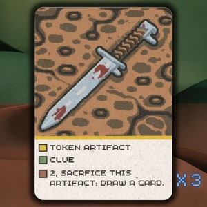Clue MTG Token x3 Retro