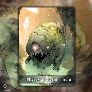 2x Phyrexian Germ MTG Token, Anime Art
