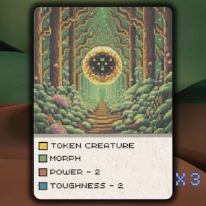 Morph MTG Token x3 Retro