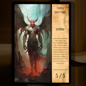Demon MTG Token x3 Description