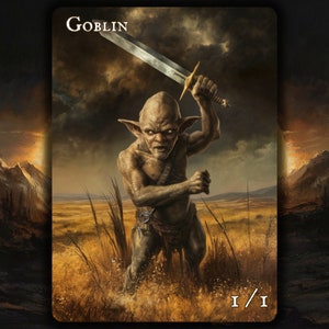 Goblin MTG Token x3 , Painted