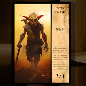Goblin MTG Token x3 Description