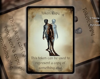 2x Copy MTG Token: Minimalist Art