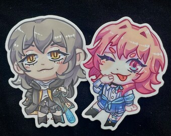 Stelle and March - Astral Express Girl Stickers - 3" Vinyl Stickers