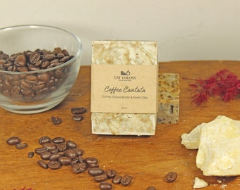Handmade Natural Soap | Coffee Cocoa Soap | Kaolin Shea Butter Soap | Artisan Soap | Rustic Soap