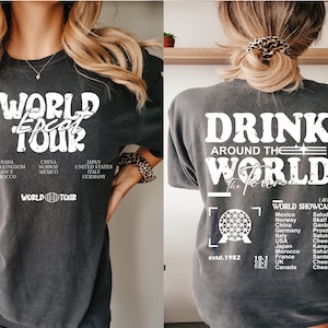 Epcott World Tour Svg png, Epcott Drink Around the World Svg, Family Vacation Png Svg, Cutting machines, Print, Instant Download
