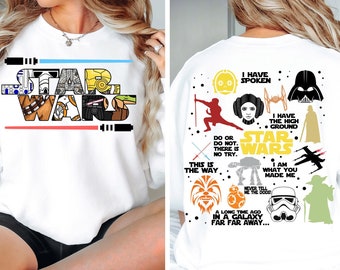 Bundle Galaxy War Png Svg, Retro Galaxy's Edge-karaktärer, Galaxy War Familjematchningssvg, Familjesresasvg, Omedelbar nedladdning