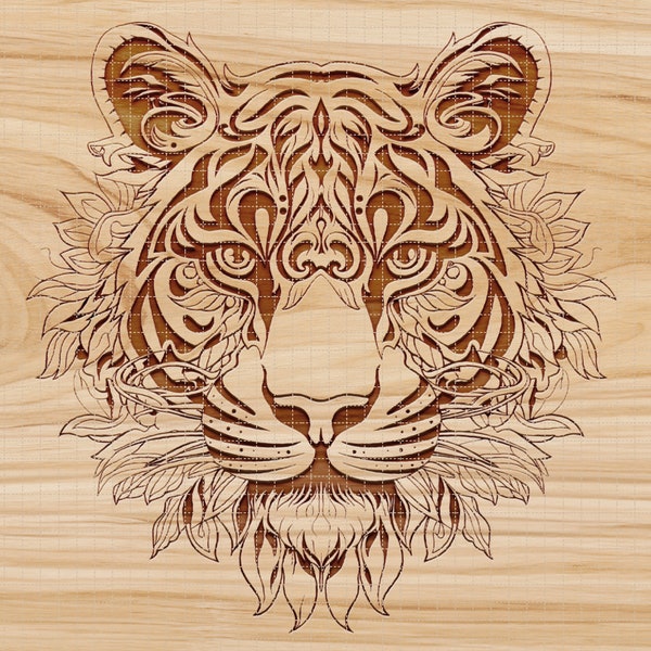 Tigre SVG, tête de tigre Cricut, tête de tigre Svg Bundle, tête de tigre Svg, monogramme tête de tigre, Silhouette tête de tigre, fichier coupe tigre, clipart tigre