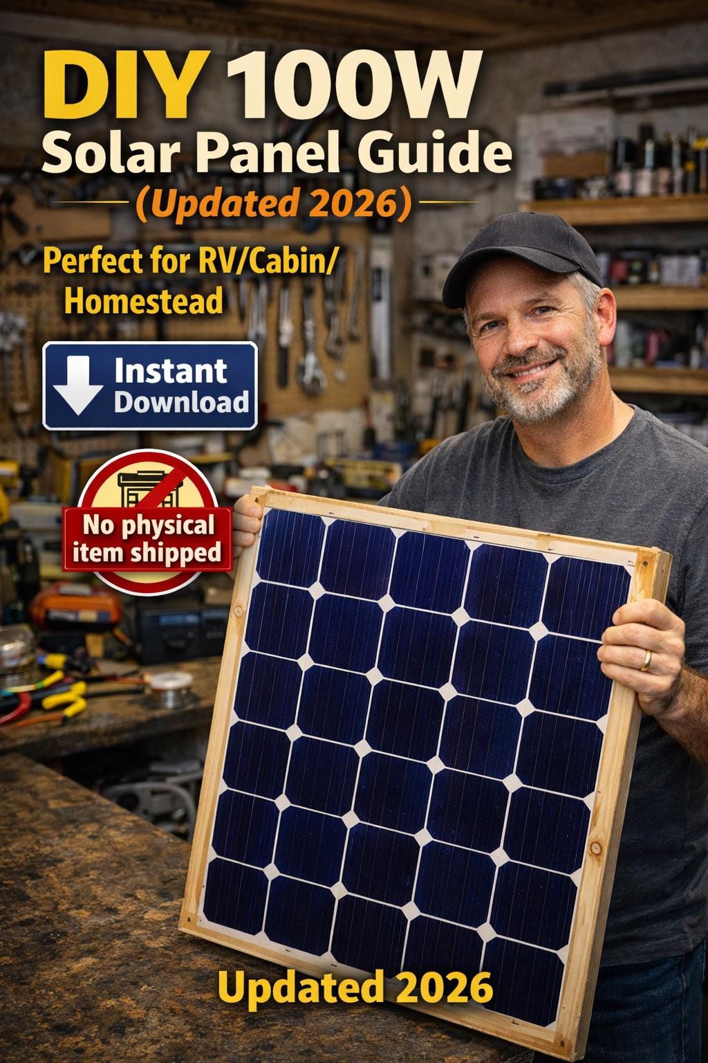 DIY 100W Solar Panel Guide (2026 Update) – Off-grid Solar PDF - Etsy