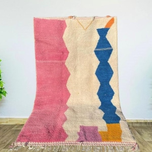 Beni ourain rug , Moroccan hand knotted rug , Rug For Living Room , Handmade Morrocan Rug , Custom Rug 10x12 , Berber Wool Rug