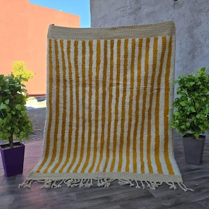 Beni ourain rug, Authentic Moroccan rug, Berber carpet, Genuine Wool rug, Handmade rug, Beni ourain style, Area rug, Tapis berbere, Teppich