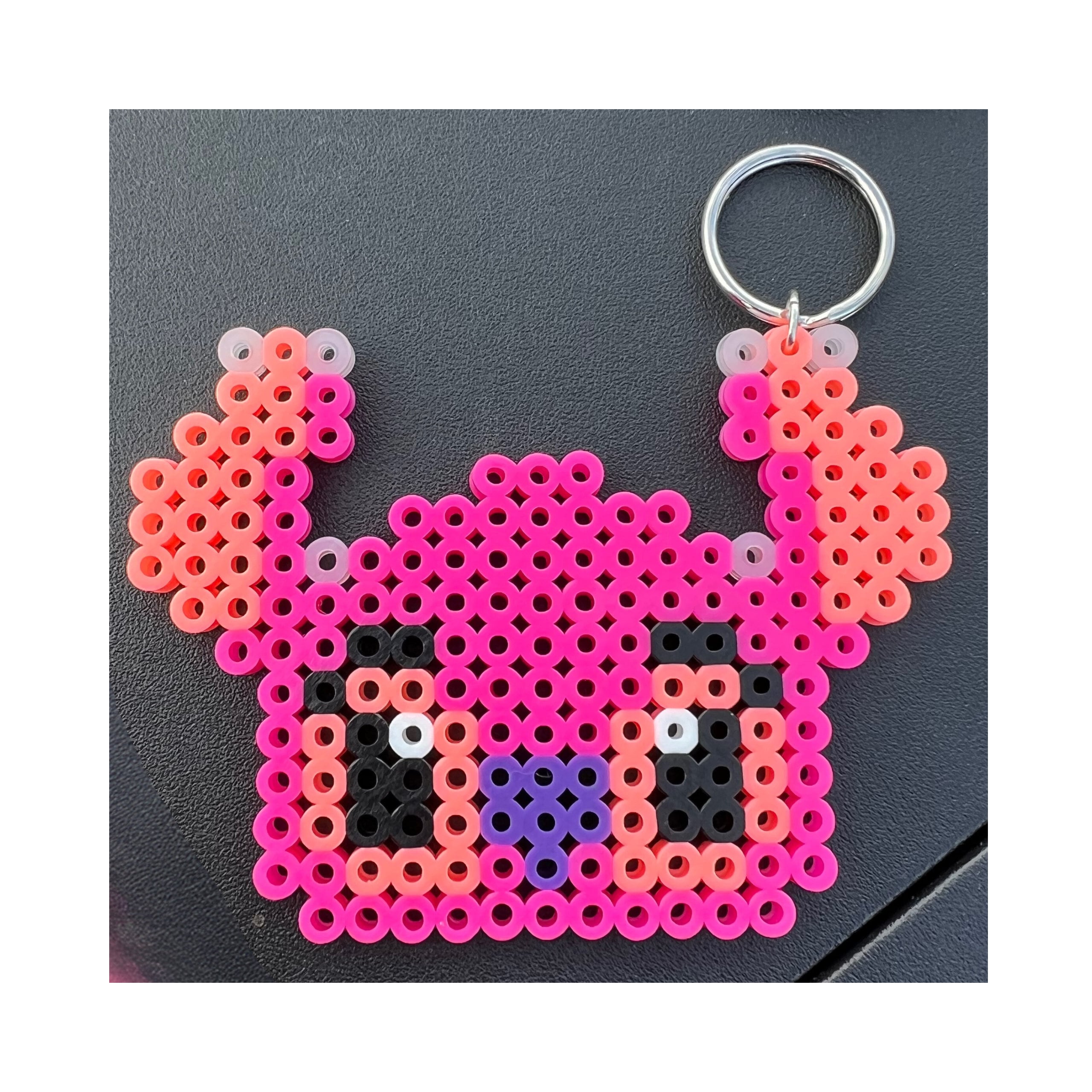 Perler Beads Stitch and Angel Keychains - Etsy