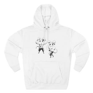 Anime Gym Rats Three-Panel Fleece Hoodie, Finess Body Builder Sweatshirt, Demon Slayer Gym Hoodie, Workout Anime Hoodie, Fitness Anime