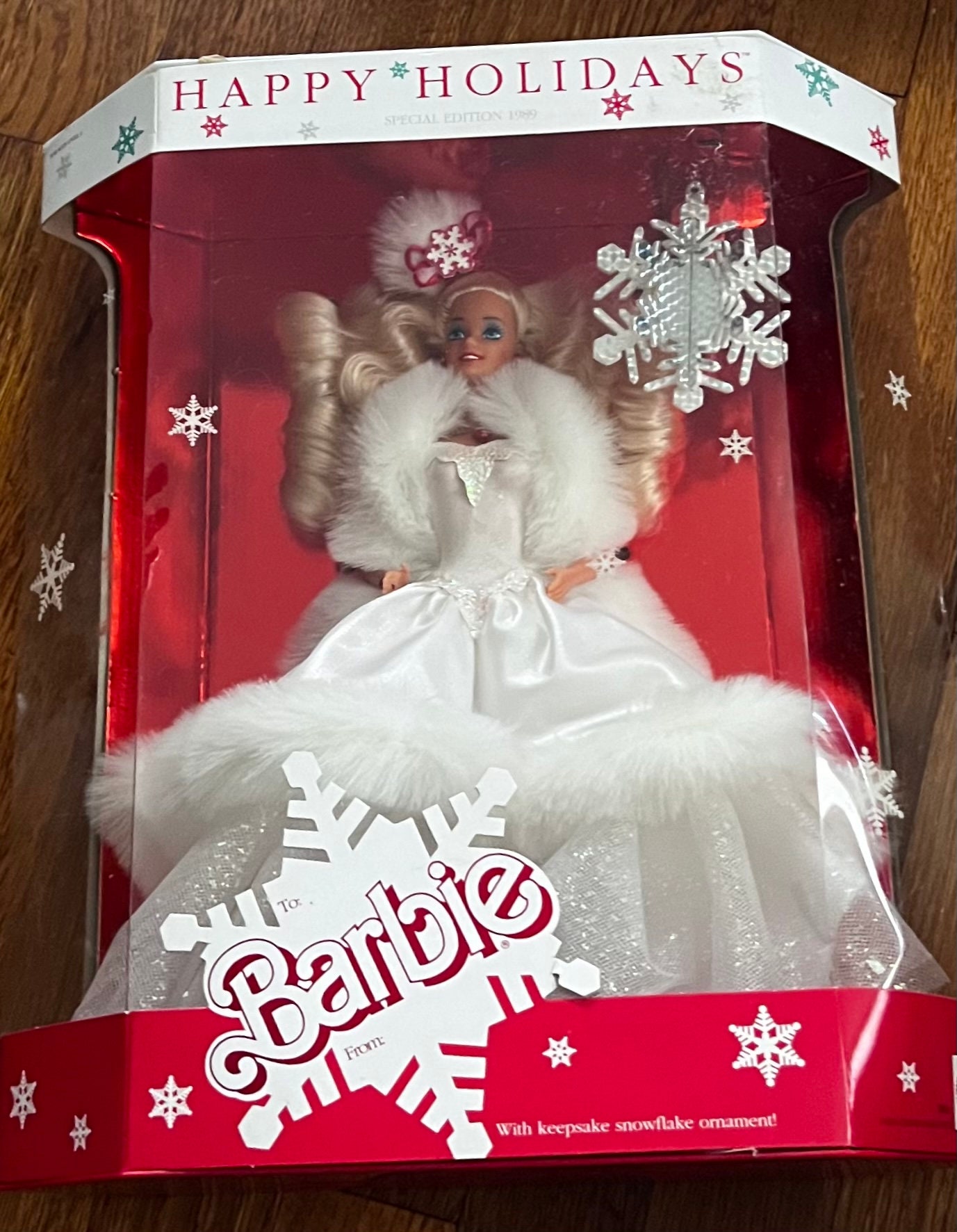 Piatto da collezione Barbie Happy Holidays 1989 in edizione limitata. -   Italia