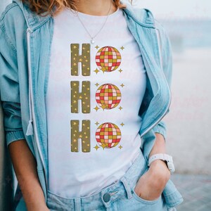 Disco Weihnachten PNG | Retro chirstmas png , trendige Weihnachten png, Sublimation, groovy Weihnachten digitaler Download, ho ho eps png Diskokugel png