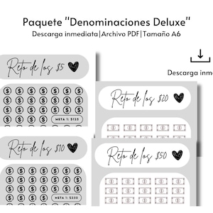 Savings Challenges &quot;Deluxe Denominations&quot;
