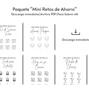 Pacote "Mini Desafios de Poupança"
