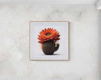 Stampa di cactus, arte della parete del cactus, arte stampabile, arte della parete del deserto, stampa del deserto, arte del cactus, stampe del cactus, decorazione del deserto